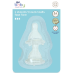 Boots Baby Standard Neck Fast Teat 2 Pack